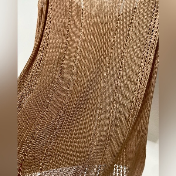 L'AGENCE Beige Knit Tank Top - Picture 9 of 13